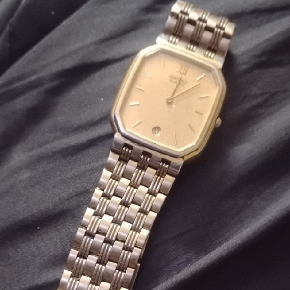 Seiko Two-Tone Gold and Silver Watch